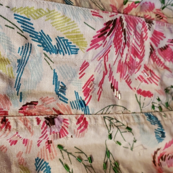 Marsh Landing gorgeous cotton jacket floral print XL - Picture 5 of 7